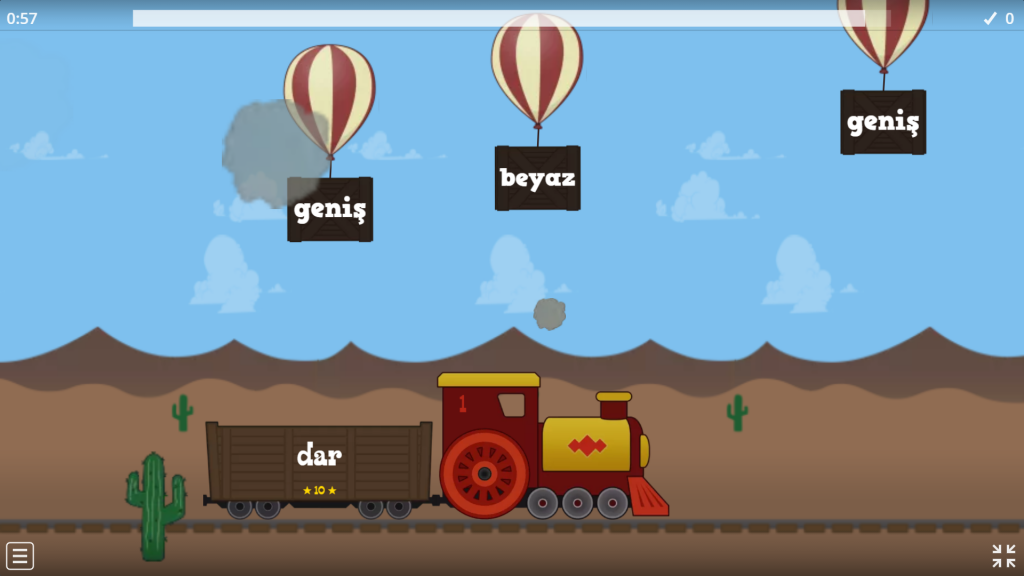 2.Sınıf- Türkçe- Zıt Anlamlı Kelimeler konusu ile ilgili hazırladığımız eğitici oyunumuz